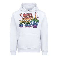 White hate looks tacky on you pride Urban Hoodie - MaliasSmallBusiness