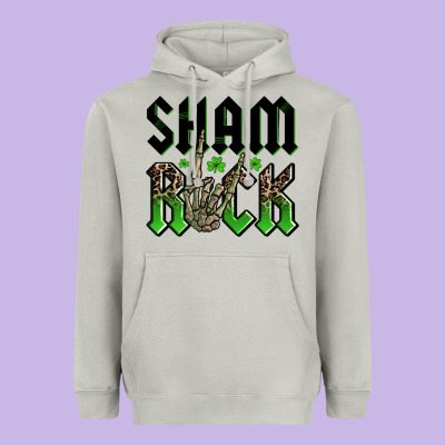 St. Patrick's Shamrock Heavyweight Hoodie Designed By Oliviacreatesart