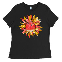 Black watermelon sunflower Ladies Tee - BarkalooDesign
