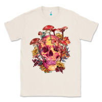 Natural Floral skeleton with mushrooms Classic Tee - RanaPortraitStore