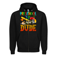 Black preschool dude Zipper Hoodie - texasbilliewilder
