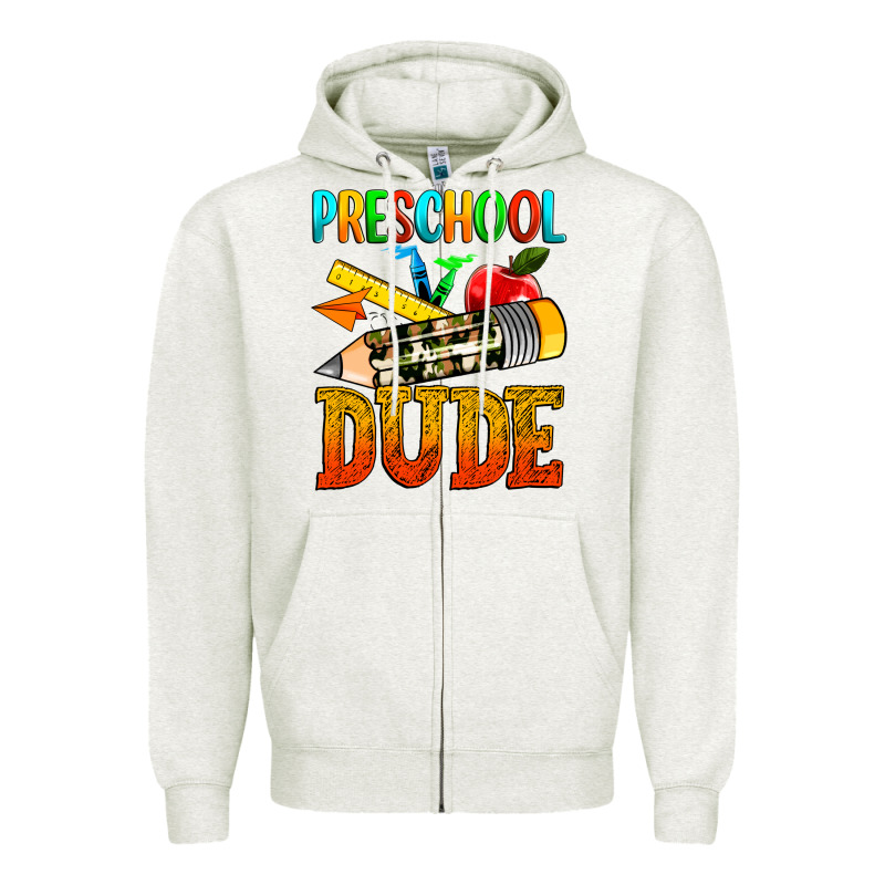 Preschool Dude Zipper Hoodie by texasbilliewilder | Teevron