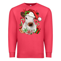 Cardinal christmas heifer Premium Sweatshirt - JahusDesignShop