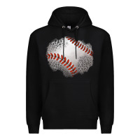 Black leopard baseball patch Premium Hoodie - Jasminsmagicworld