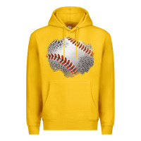 Lemon leopard baseball patch Premium Hoodie - Jasminsmagicworld
