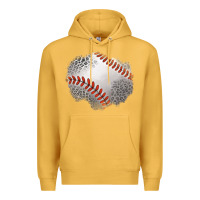 Mustard leopard baseball patch Premium Hoodie - Jasminsmagicworld