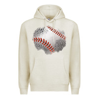 Oatmeal Heather leopard baseball patch Premium Hoodie - Jasminsmagicworld