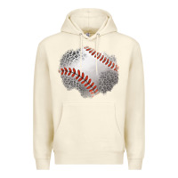 Sandshell leopard baseball patch Premium Hoodie - Jasminsmagicworld