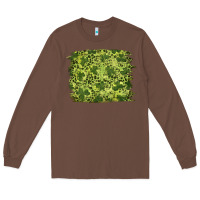 Chestnut st patricks day shamrock leopard background Long Sleeve Tee - RanaPortraitStore