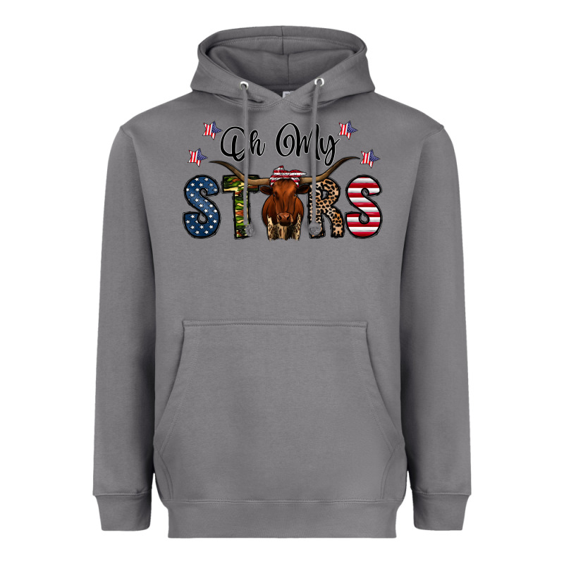 Oh My Stars Heavyweight Hoodie by CowhideDigitalArt | Teevron
