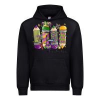 Black mardi gras teacher life Urban Hoodie - MaliasSmallBusiness