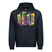 Navy mardi gras teacher life Urban Hoodie - MaliasSmallBusiness