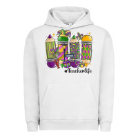 Pigment Lunar Rock mardi gras teacher life Urban Hoodie - MaliasSmallBusiness