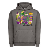 Pigment Tornado mardi gras teacher life Urban Hoodie - MaliasSmallBusiness