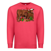 Cardinal Christmas Gelbvieh Premium Sweatshirt - JahusDesignShop