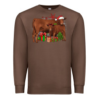 Chestnut Christmas Gelbvieh Premium Sweatshirt - JahusDesignShop