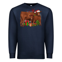 Navy Christmas Gelbvieh Premium Sweatshirt - JahusDesignShop