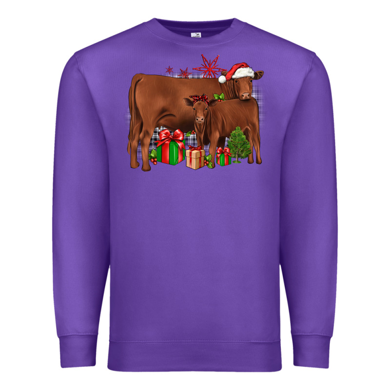 Christmas Gelbvieh Premium Sweatshirt by JahusDesignShop | Teevron