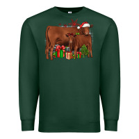 Sports Green Christmas Gelbvieh Premium Sweatshirt - JahusDesignShop
