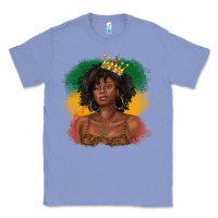 Colony Blue black queen with juneteenth flag Classic Tee - texasbilliewilder