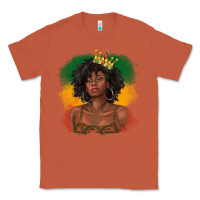 Copper black queen with juneteenth flag Classic Tee - texasbilliewilder