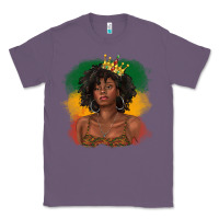 Lavender black queen with juneteenth flag Classic Tee - texasbilliewilder