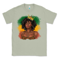 Matcha black queen with juneteenth flag Classic Tee - texasbilliewilder