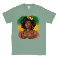 Sage black queen with juneteenth flag Classic Tee - texasbilliewilder