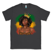 Smoke black queen with juneteenth flag Classic Tee - texasbilliewilder
