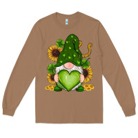 Toasted Coconut st patricks day shamrock sunflowers gnomes Long Sleeve Tee - RanaPortraitStore