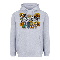 Heather Grey senior 2024 Heavyweight Hoodie - RacoonDesign
