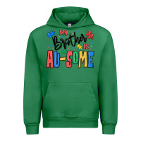 Emerald my brother is ausome autism Urban Hoodie - MaliasSmallBusiness