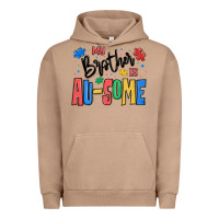 Pigment Burro my brother is ausome autism Urban Hoodie - MaliasSmallBusiness