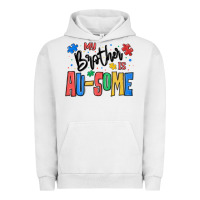 Pigment Lunar Rock my brother is ausome autism Urban Hoodie - MaliasSmallBusiness