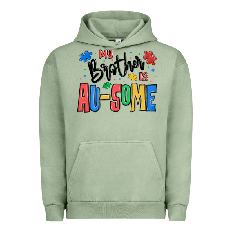 My Brother Is Ausome Autism Urban Hoodie by MaliasSmallBusiness | Teevron