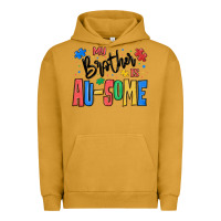Pigment Peanut Butter my brother is ausome autism Urban Hoodie - MaliasSmallBusiness