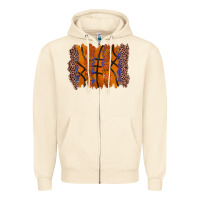 Sandshell basketball brushstroke Zipper Hoodie - Zillion Design Studio