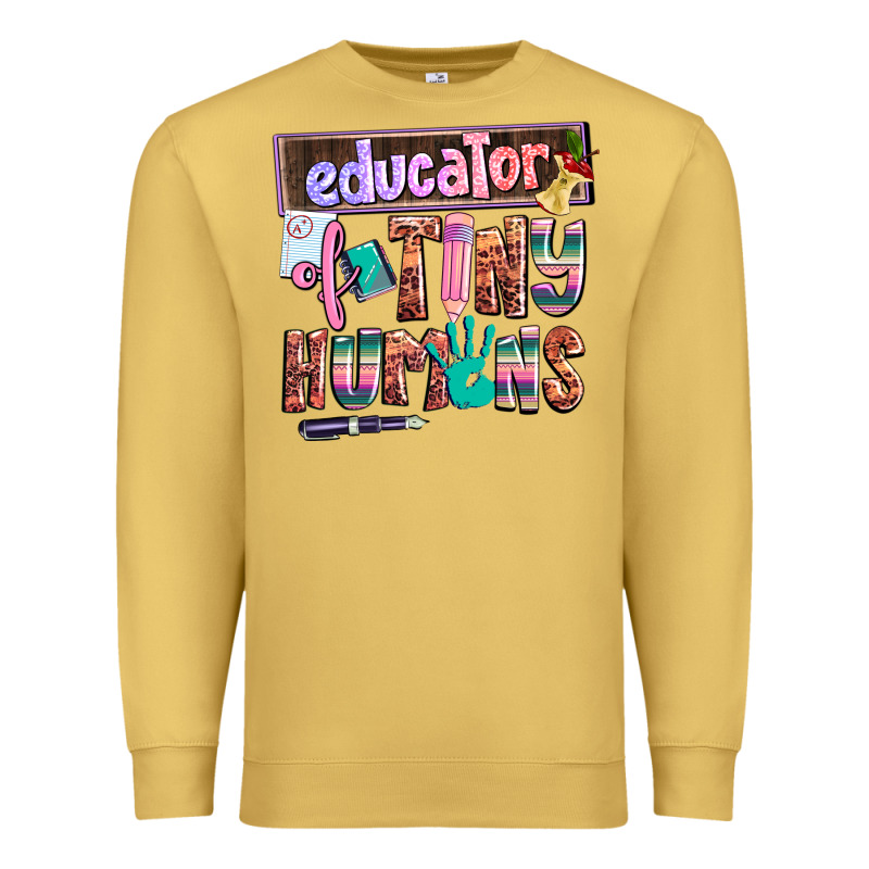 Educator Of Tiny Humans Premium Sweatshirt by AdoDesignShop | Teevron
