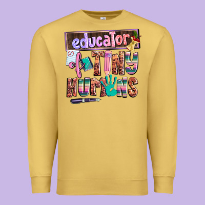 Educator Of Tiny Humans Premium Sweatshirt Designed By Adodesignshop