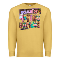 Antique Gold educator of tiny humans Premium Sweatshirt - AdoDesignShop