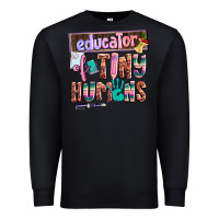 Black educator of tiny humans Premium Sweatshirt - AdoDesignShop