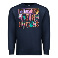 Navy educator of tiny humans Premium Sweatshirt - AdoDesignShop