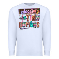 White educator of tiny humans Premium Sweatshirt - AdoDesignShop