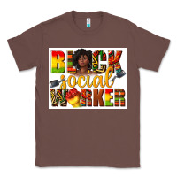 Chestnut black social worker Classic Tee - texasbilliewilder