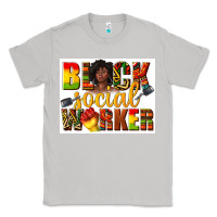 Moon Dust black social worker Classic Tee - texasbilliewilder