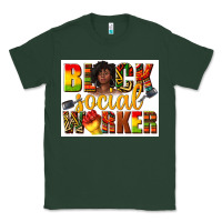 Sports Green black social worker Classic Tee - texasbilliewilder
