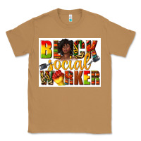 Toasted Coconut black social worker Classic Tee - texasbilliewilder