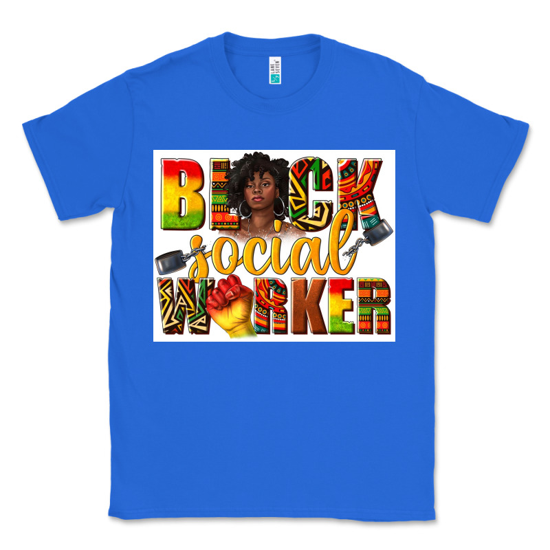 Black Social Worker Classic Tee by texasbilliewilder | Teevron