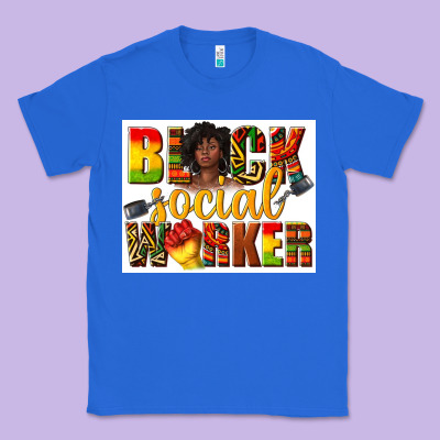 Classic Tee black social worker