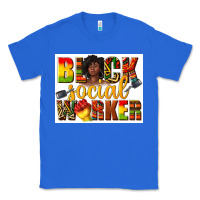 True Royal black social worker Classic Tee - texasbilliewilder